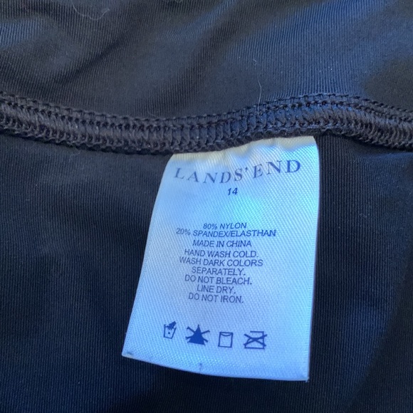 Lands end black swim skirt size 14 - Picture 4 of 4